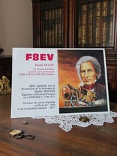 Carte QSL Radio Amateur Vintage - Décoration Murale Rétro