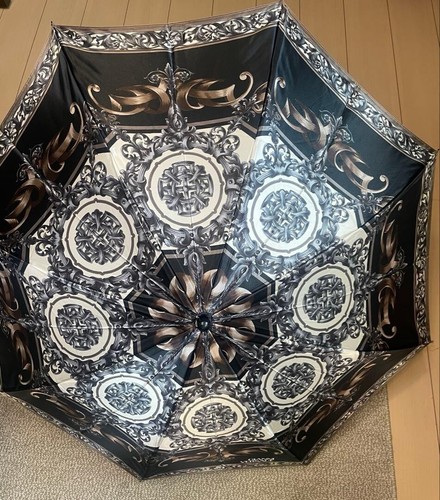 Parapluie pliable baroque - , noir