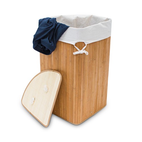 Panier linge bambou l - à,