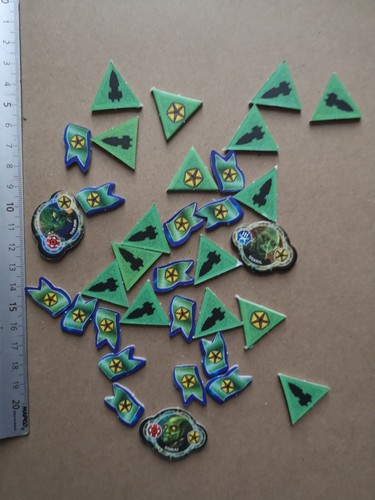 Green tokens lot twilight - green,