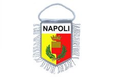 fanion mini drapeau pays voiture decoration souvenir blason naples napoli italie