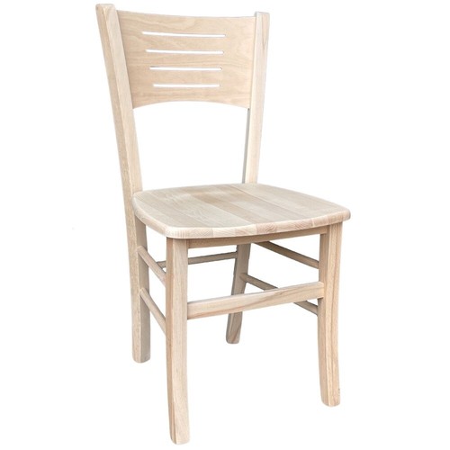 Chaise bois amelia brute - amelia, de