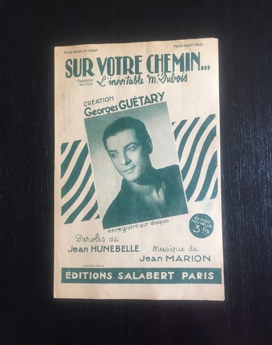 Ancienne partition 1943