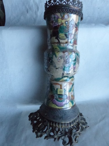 Vase rouleau renflé - , en