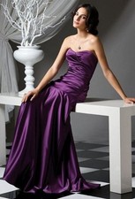 Dessy Collection Formal Mother of the Bride Bridesmaid Dress Size 10 Violet