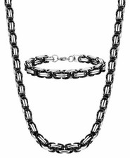 PARURE CHAINE & BRACELET HOMME