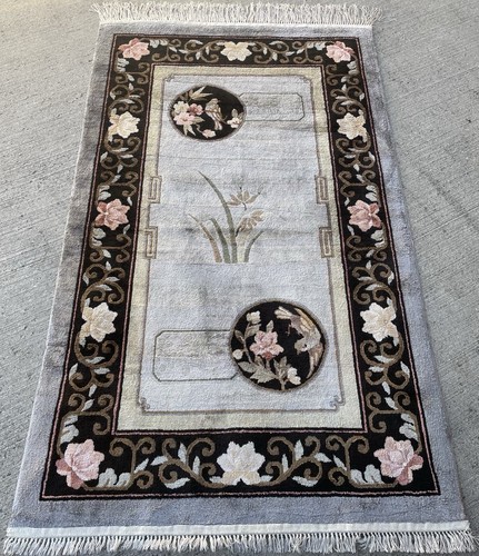 Tapis soie 155x90cm - tapis, chinois