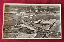 PHOTOGRAPHIE AERIENNE LAPIE ANNEES 1960 -45 X 27- LA SEINE & LE PONT TANCARVILLE