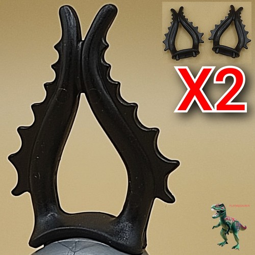 Playmobil cornes noires - x2,