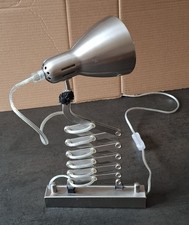 Lampe d'atelier zigzag acier