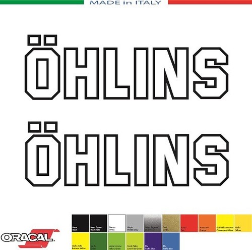 Kit adhésifs ohlins filetto - kit,