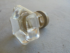 Ancienne poignée de Porte en Verre