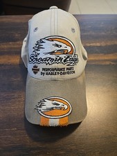 Harley Davidson Moto Screamin Aigle Chapeau, Nhra Casquette Réglable, Main Gate