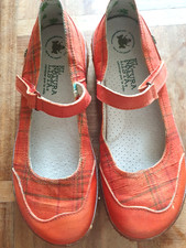 EL NATURALISTA Ballerines Babies Cuir Orange Doublées Cuir T 37 TTBE