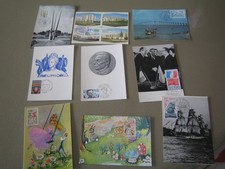 lot 9 cartes 1er jour 1975