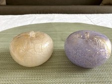 Paire de pommes Barovier & Toso Murano art vénitien verre produits artisanaux...