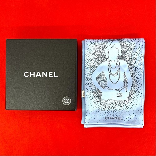 Chanel foulard soie - chanel, 7cm-1