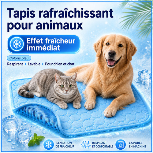 Tapis rafraîchissant chien - tapis,