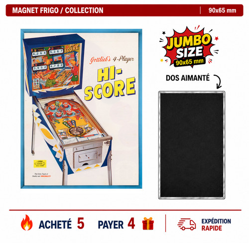 Magnet frigo score 90x65 - magnet,