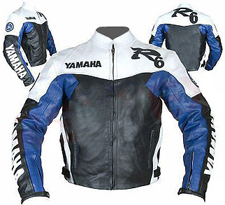 Yamaha veste motard cuir - yamaha,