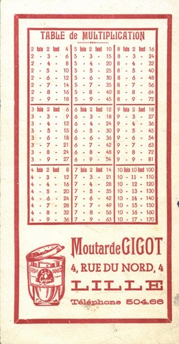 Buvard vintage moutarde gigot - vintage,