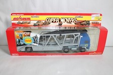 MAJORETTE série 3040-3070 camion Volvo porte voitures Gefco réf 3071, boite