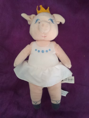 Doudou peluche cochon rose - peluche,