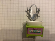 PLAYMOBIL MEUBLE LAVABO ET MIROIR SALLE DE BAIN 5307