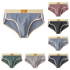 Slip homme élégant rayé