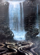 Hans Ruedi GIGER - "Cataracte" (1977) - Sur papier glacé - 44x30 cm