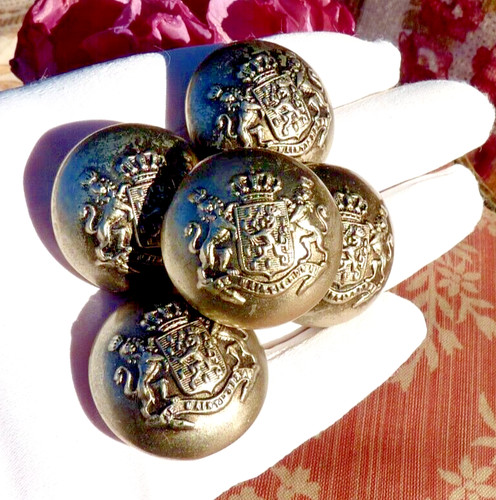 Ancien bouton chasse - ancien, de