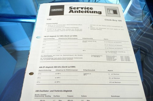 Manuel service grundig - de,