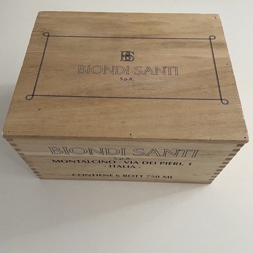 Biondi santi caisse vin - santi,