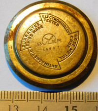 buler VINTAGE plaque CASE pocket Watch MONTRE gousset BOITIER CADRAN uhr SWISS