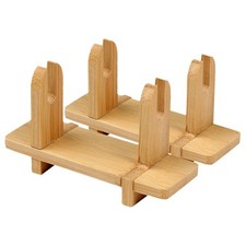  2 Pcs Wooden Stand Fans Porte