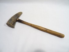 ANCIEN OUTIL MAILLET DE SERTISSAGE DE DENTISTE PROTHESISTE EN BOIS ET CORNE