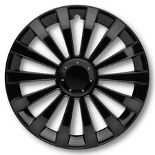 Enjoliveurs de haute qualité 16 pouces noir brillant 4 pièces enjoliveurs pro...