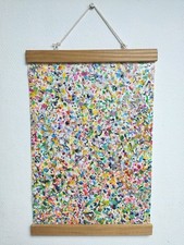 Peinture abstraite - Champ De Fleurs - Art contemporain déco murale Multicolore