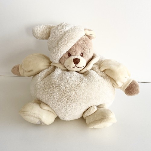 Doudou peluche ours boule - peluche,