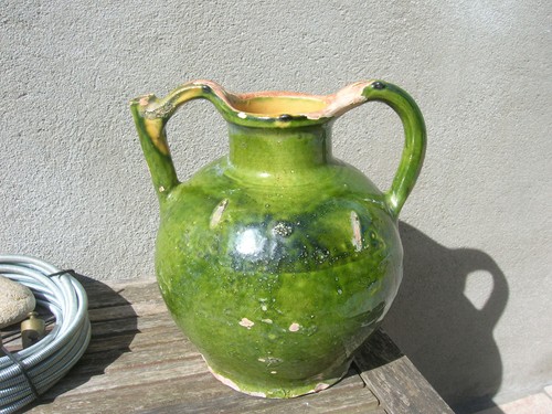 Ancienne cruche eau - ancienne, terre