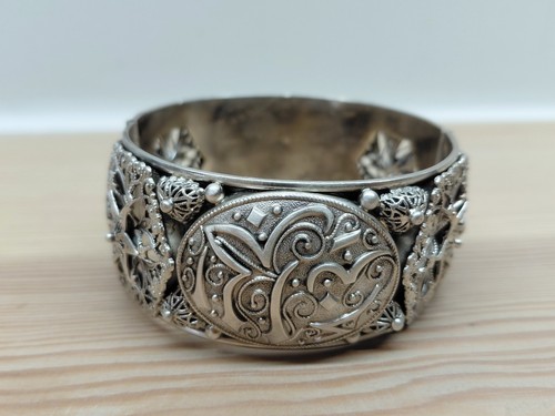 Bracelet manchette berbère - bracelet,