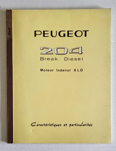 Peugeot 204 break diesel - ,