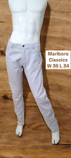 Marlboro Classics W 36 L 34  Taille 46 ? Pantalon Jeans gris très clair homme