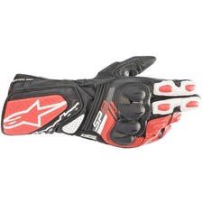 Gants de moto Alpinestars SP-8 V3 noir/blanc/rouge gants de sport
