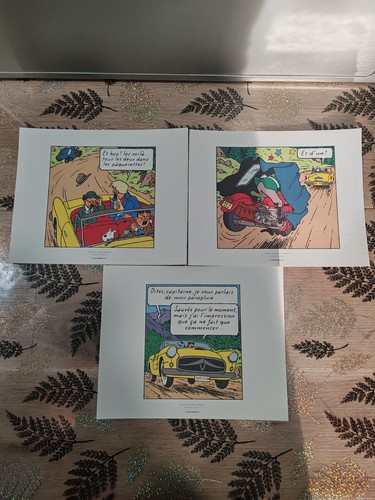 Lot planches tintin - planches,