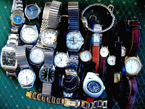 Lot montres assorties - 21,