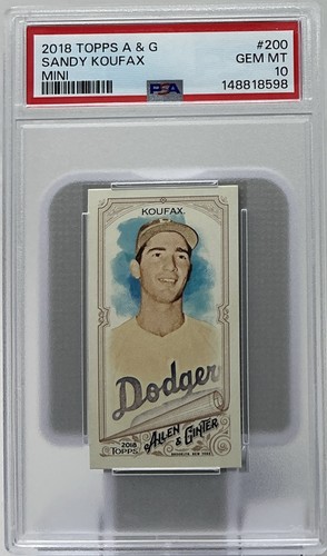 Sandy koufax psa 2018 - sandy,