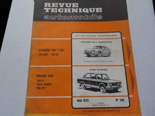Revue technique citroen - technique,