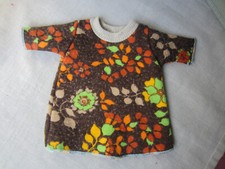 Vêtement : Robe vintage pour poupée 30 compatible corolle ou autre .