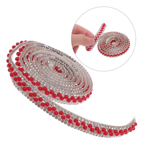 Pcs ruban strass perlé - de,